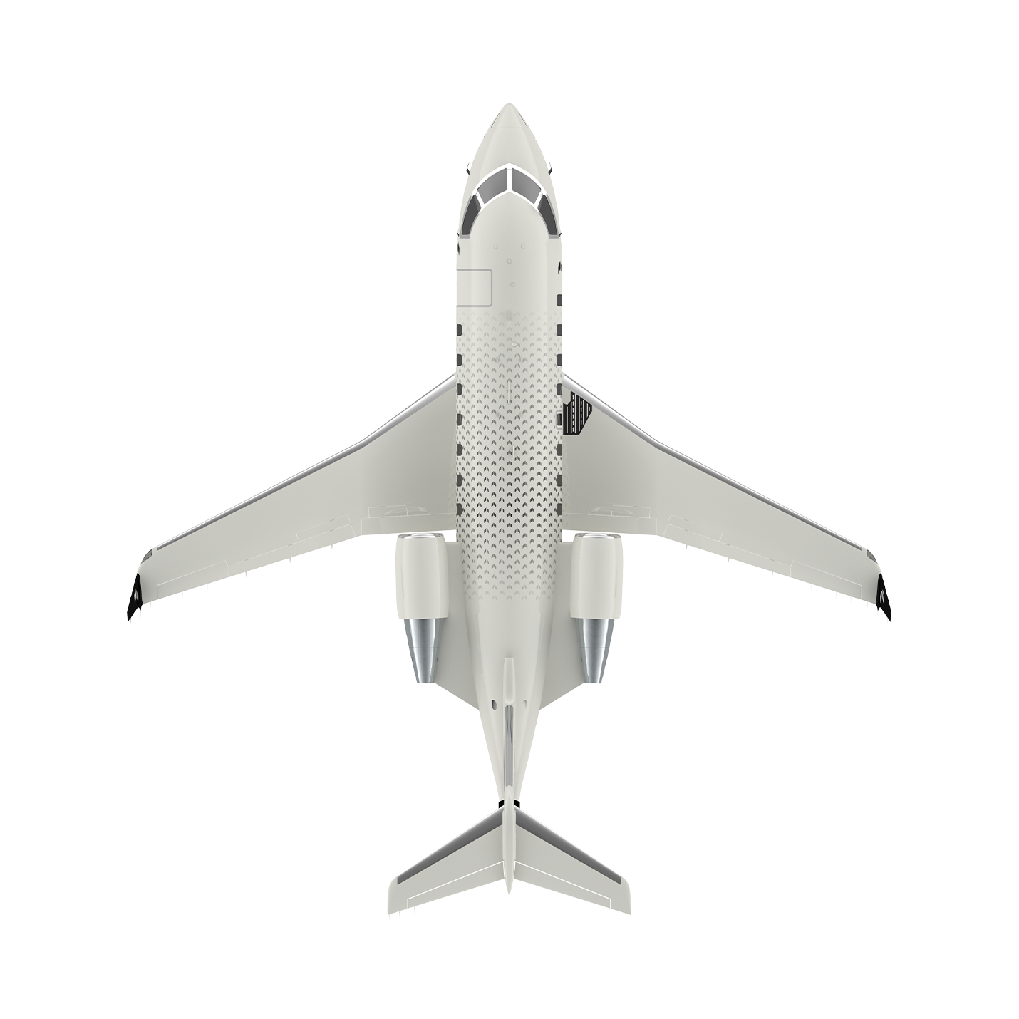 Challenger 650 top view