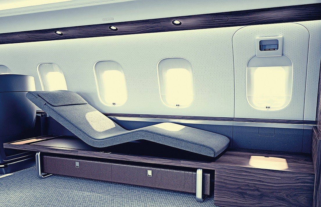 Bombardier’s Nuage chaise.