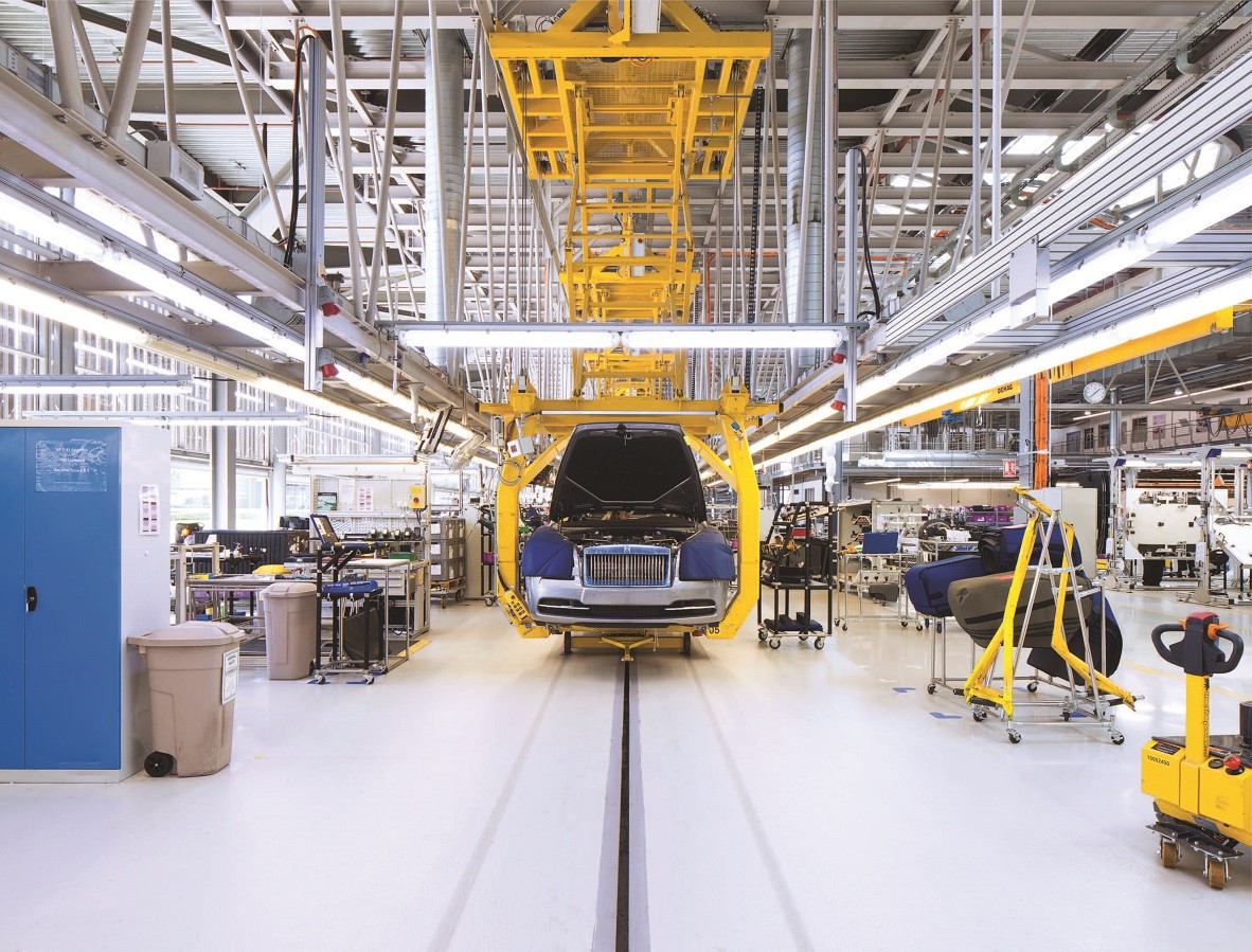 assembly line Rolls Royce